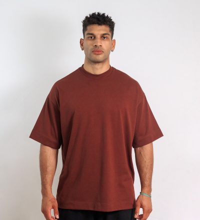 Camiseta Oversized – Chocolate